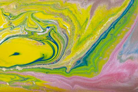 Yellow and gold marbling pattern. Golden marble liquid texture. 스톡 일러스트