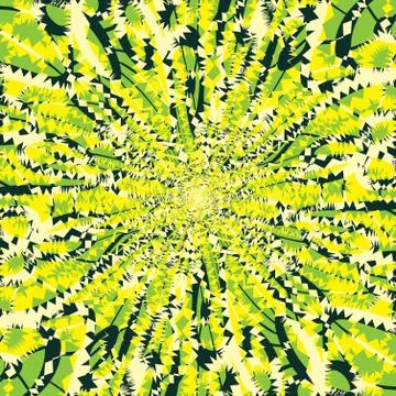 Yellow and green backdrop Stock Illustration