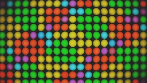 Yellow and green blinking led light panel screen texture loop Stock Footage 340075598