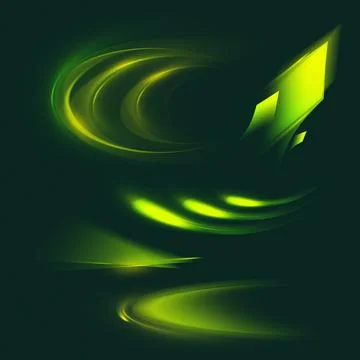Yellow and green colors. Design for device screen, wallpaper. Set of colourful Illustrazione stock