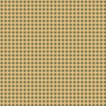 Yellow and green gingham pattern Illustrazione stock