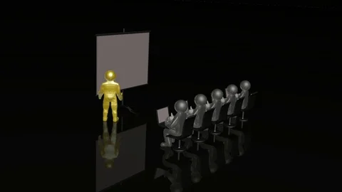 Yellow and grey mans Stock Footage 104763155