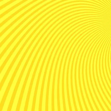 Yellow and orange abstract geometric spiral stripe background Stock Illustration