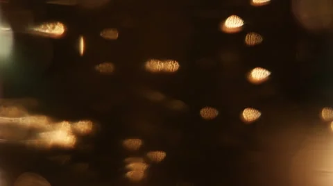 Yellow and orange bubbles ascending and getting bigger, close up Video stock 58974233