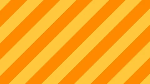 Yellow and orange diagonal lines seamless loop background animation. Stock Footage 325883269