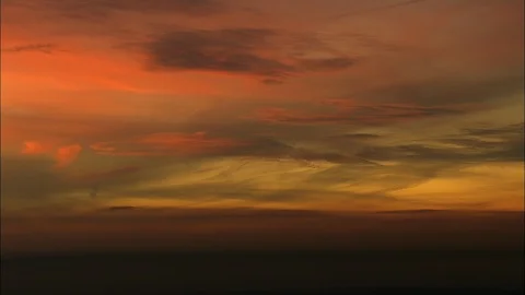 Yellow and orange dramatic sky, Sunset Sky Vidéo 109139004