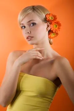 Yellow and orange Stock Photos