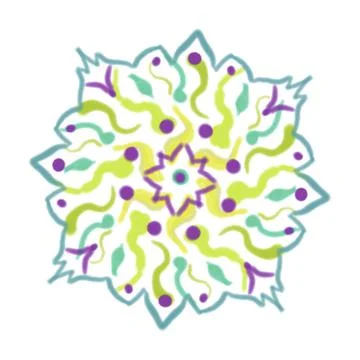 Yellow and pink pattern Stock Illustration