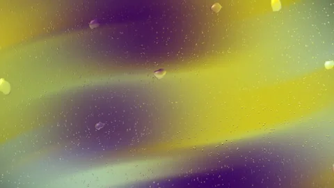  Yellow and purple gradient with raindrops. Stock Footage 308972666