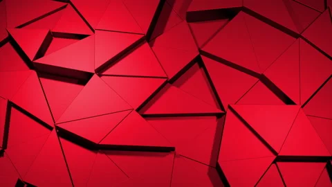 Yellow and red background. Design. Triangular parts of a small broken background 動画素材 238936666