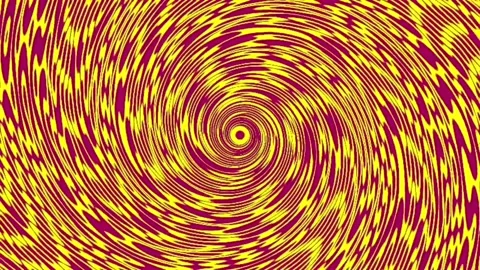 A yellow and red spiral pattern Stock Footage 249137796