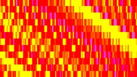 Yellow and red square type linear background Illustrazione stock