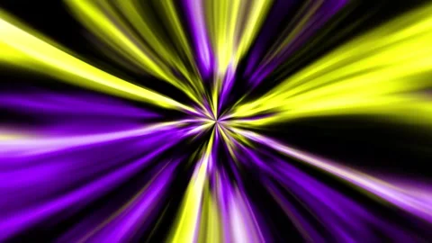 Yellow and violet infinite light tunnel Stock Footage 290812952