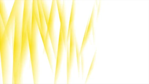 Yellow and white glossy ribbed stripes with shiny liquid effect Stock Footage 341669740
