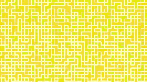 Yellow and white grid pattern with squares and lines Stock-Footage 291249628