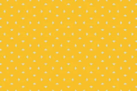 A yellow and white patterned background with a lot of small white dots Stock Illustration