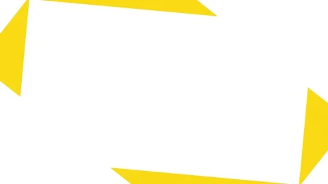 Yellow and white rectangles zoom motion graphics. Simple background animation Stock Footage 271611997