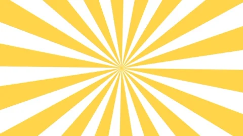 Yellow and white rotating background sunburst pattern effect animation Stock Footage 238764494