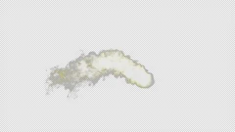 Yellow and White Smoke 스톡 동영상 198130509