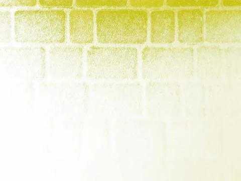 Yellow and white vector grunge background of paving slabs covered with snow 스톡 일러스트