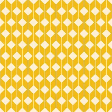 Yellow angular seamless pattern square rhombus geometric background Stockillustratie