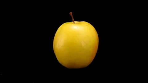 Yellow apple Stock Footage 35468477