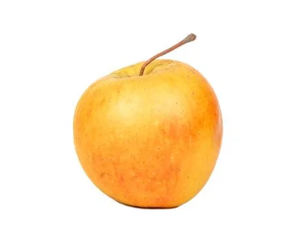 Yellow apple isolate Stock Photos