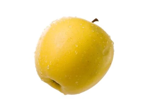 Yellow apple Stock Photos
