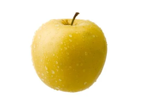 Yellow apple Stock Photos