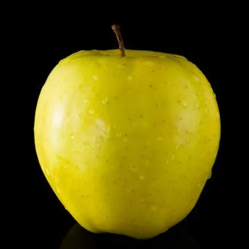 Yellow apple Foto stock