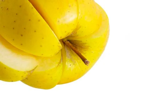 Yellow apple Foto stock
