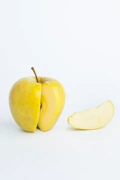 Yellow apple Stock Photos