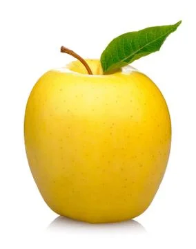 Yellow apple Foto stock