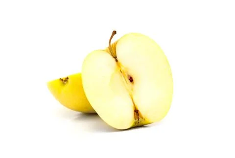 Yellow apple Stock Photos