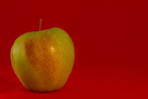 A yellow apple Stock Photos