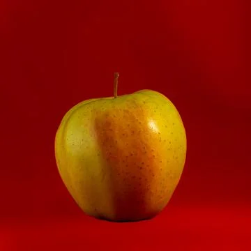 A yellow apple Stock Photos