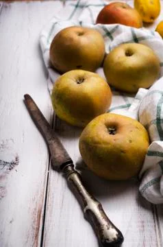 Yellow Apples Stock Photos