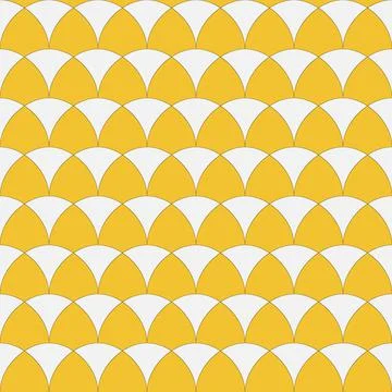 Yellow arch seamless pattern for textile design, illustration background repe Ilustración de archivo