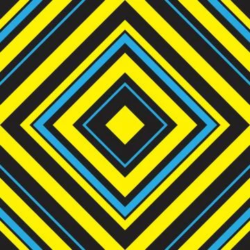 Yellow Argyle Diagonal Stripes seamless pattern background 스톡 일러스트