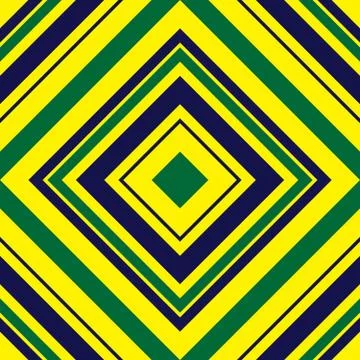 Yellow Argyle Diagonal Stripes seamless pattern background 스톡 일러스트