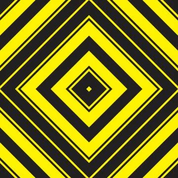 Yellow Argyle Diagonal Stripes seamless pattern background Stock Illustration