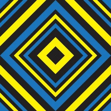 Yellow Argyle Diagonal Stripes seamless pattern background Illustrazione stock