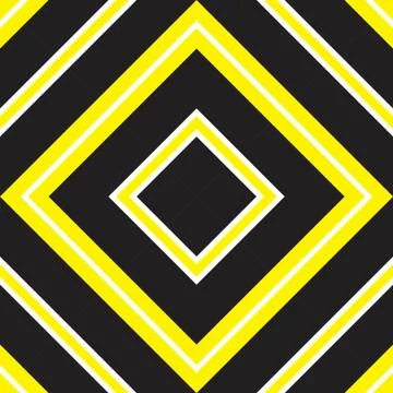 Yellow Argyle Diagonal Stripes seamless pattern background Illustrazione stock