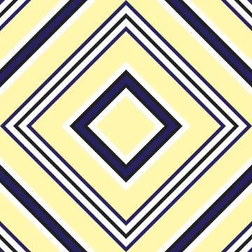 Yellow Argyle Diagonal Stripes seamless pattern background Illustrazione stock