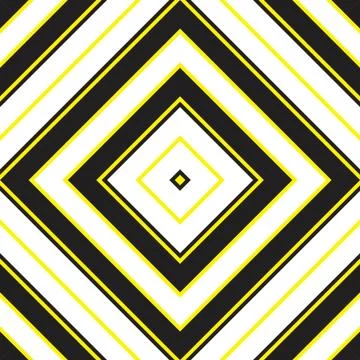 Yellow Argyle Diagonal Stripes seamless pattern background 스톡 일러스트