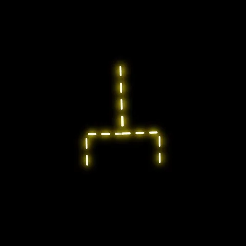 Yellow arrow animation Stock Footage 336707591