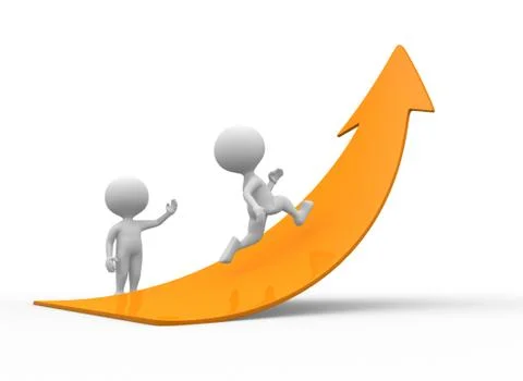 Yellow arrow Stock-Illustration