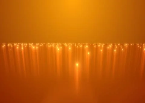 Yellow backdrop lights Stock Illustration