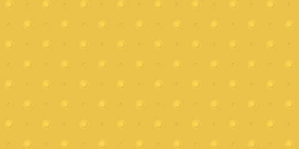 Yellow background with 3D circle shape pattern paper cut style vector illus.. 스톡 일러스트