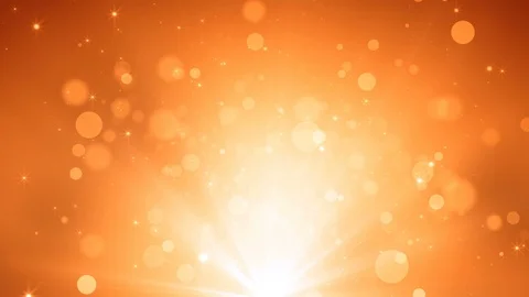 Yellow background abstract particles Stock Footage 95643041